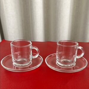 Nespresso Transparent Glass Espresso Set of 2